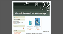 Desktop Screenshot of minisonic.fr